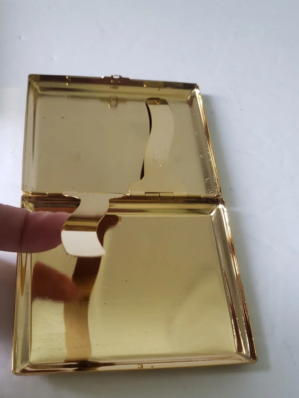 Colibri Vintage Gold Toned Cigarette Case Holder